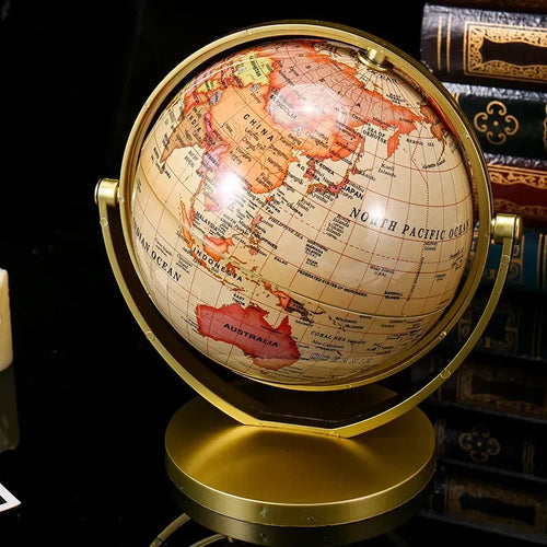 globe universel rétro haute définition pour étudiants et géographie - vue 2 sur 6