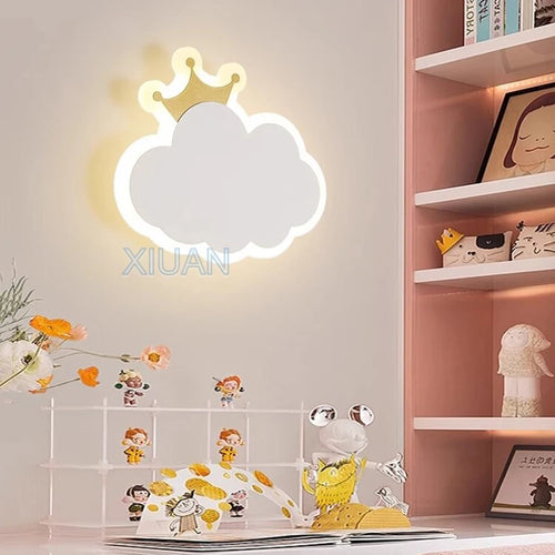 applique murale décorative en forme de nuage pour enfants - vue 3 sur 7