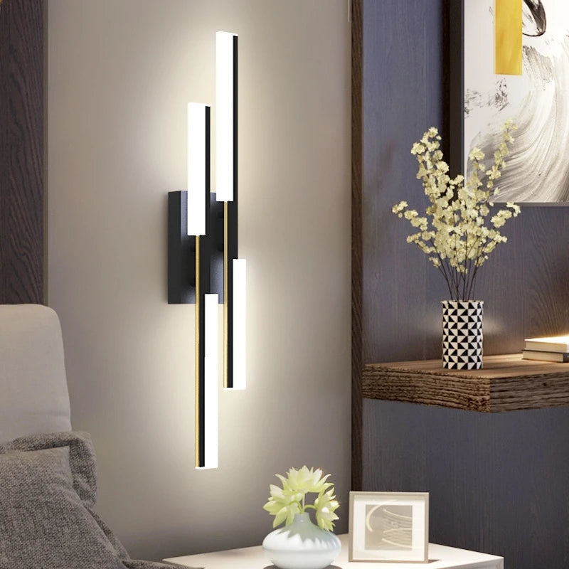 applique murale led de luxe simple et moderne pour hôtel - vue 5 sur 10