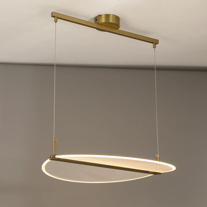 lustre rectangulaire minimaliste créatif à angle réglable - vue 6 sur 13