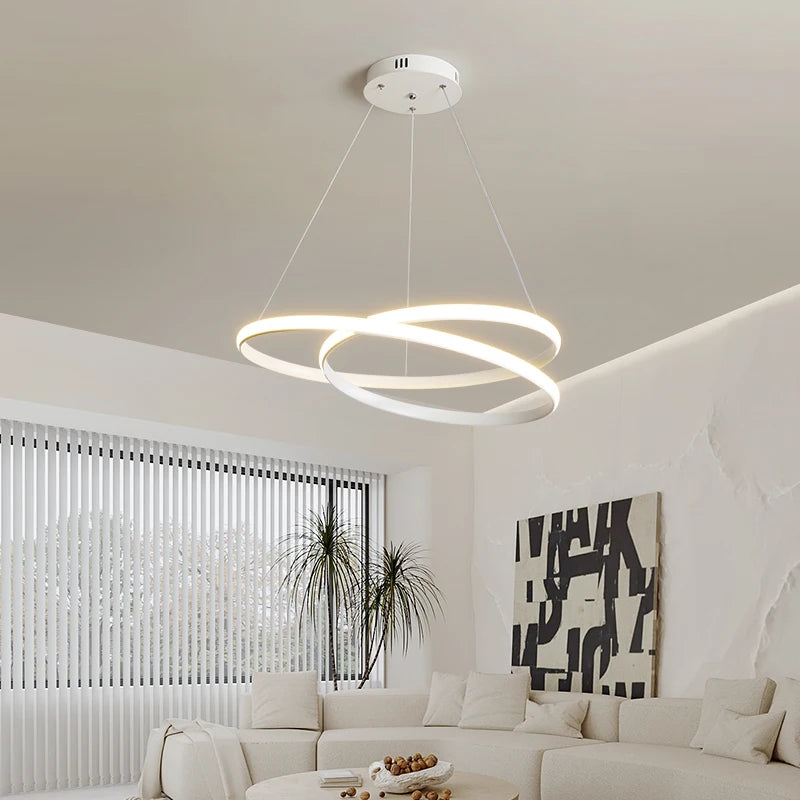 Minimalistischer nordischer Kronleuchter für moderne Wohnkultur - vue 4 sur 13