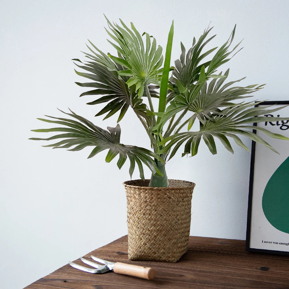 bananier tropical artificiel en pot pour décoration intérieure et extérieure - vue 4 sur 8