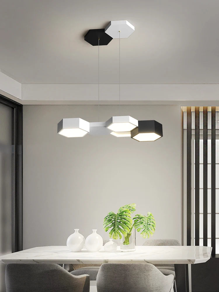 lampe de salon minimaliste moderne lampes géométriques créatives de styliste - vue 6 sur 10