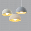 lampe suspendue style wabi-sabi en ciment pour studio ou restaurant