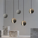 lustre moderne nordique led créatif design lune planète