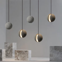 Moderner nordischer LED-Kronleuchter mit kreativem Mond- und Planeten-Design