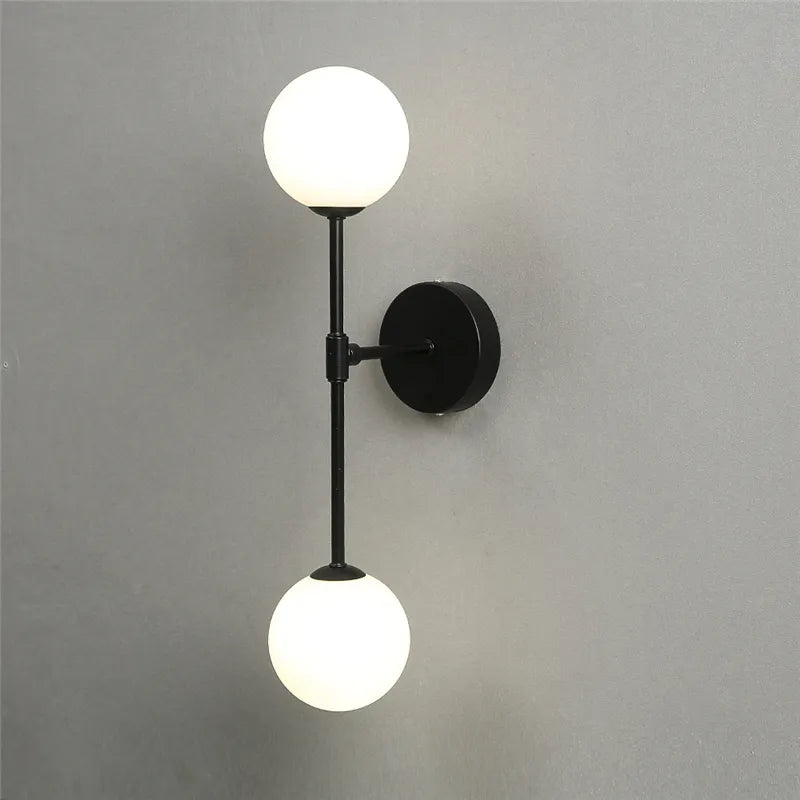 Postmoderne LED-Wandleuchte aus Glas in Gold mit G9-Leuchtmittel, nordisch-kreativ für Schlafzimmer, Wohnzimmer, Flur oder als Nachttischlampe