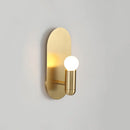 applique murale LED dorée ovale design
