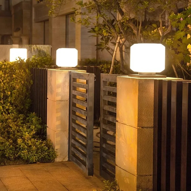 lampe de jardin led à intensité variable pour décoration extérieure - vue 7 sur 8