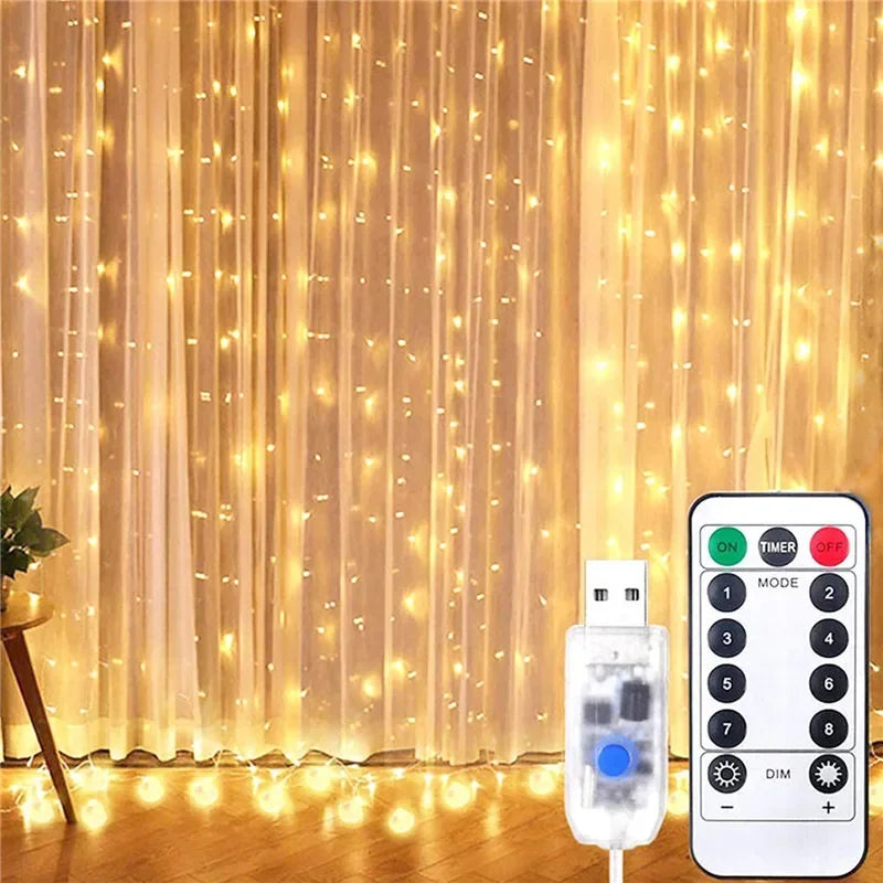 guirlande lumineuse led pour noël et décoration festive - vue 2 sur 14