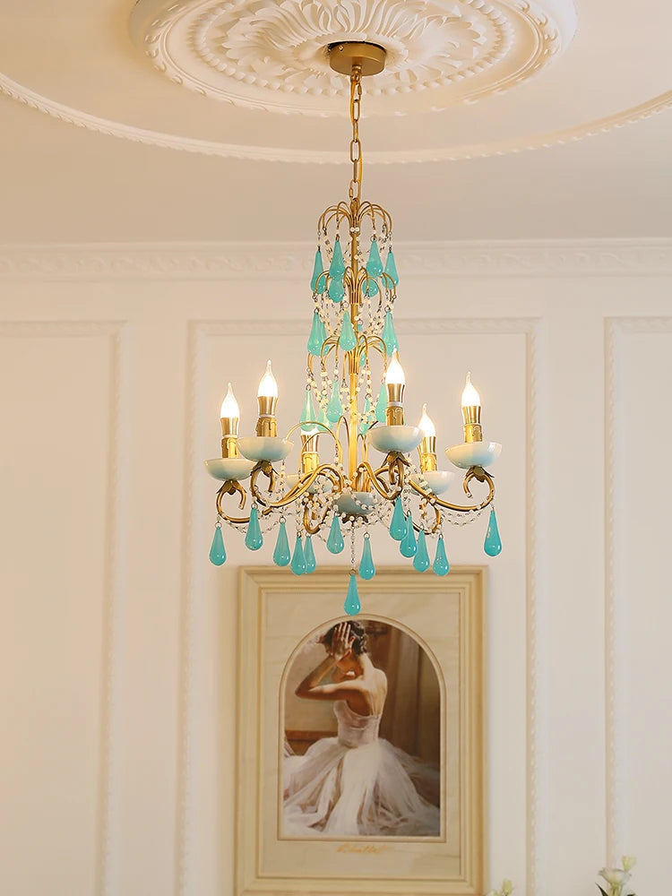 lustre créatif en forme de goutte pour décoration moderne - vue 5 sur 7