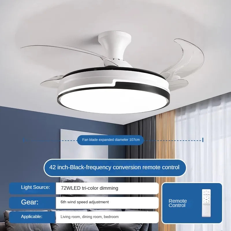 ventilateur led invisible moderne pour décoration intérieure élégante - vue 10 sur 10