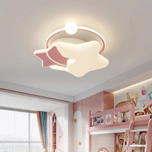 Moderner Sternenhimmel-Deckenleuchte für ein warmes und romantisches Kinderzimmer - vue 2 sur 9