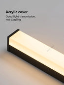 applique murale led moderne étanche pour extérieur jardin