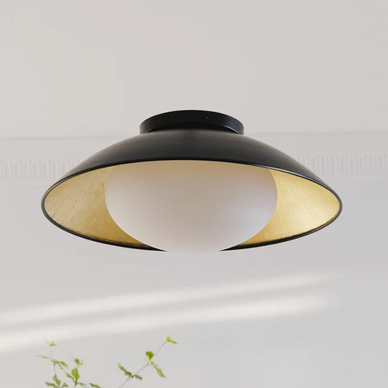 Französischer Retro-Kronleuchter aus Glas mit LED für Restaurant - vue 3 sur 6
