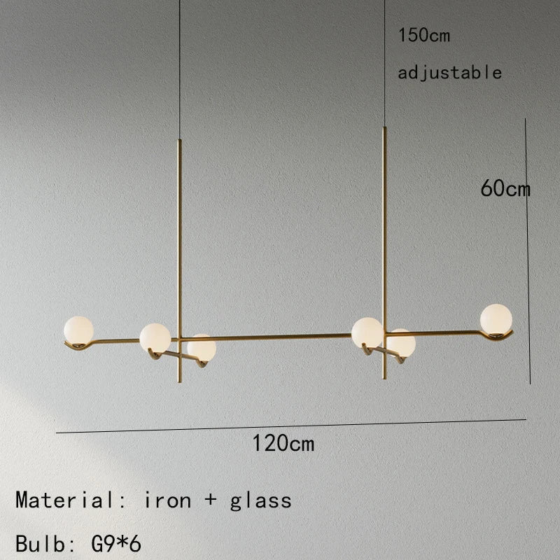 Moderne Glas-Pendelleuchte dekorative Innenleuchte