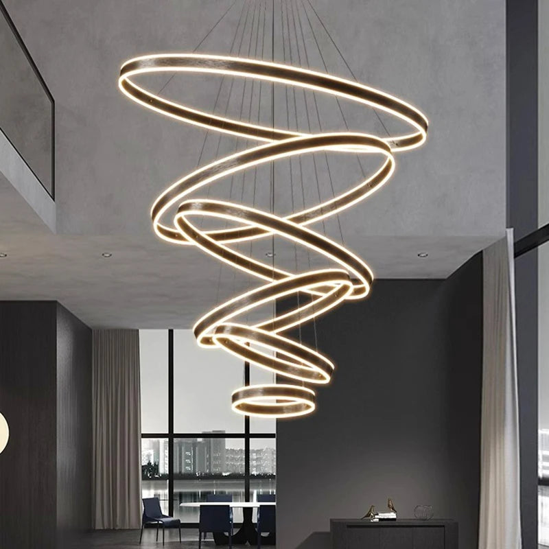 Décor à la maison moderne salle à manger lustre éclairage intérieur plafonnier suspension chambre lustre salon lumière - vue 4 sur 11