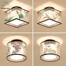 plafonnier led moderne simple lotus oiseau pour hôtel ktv