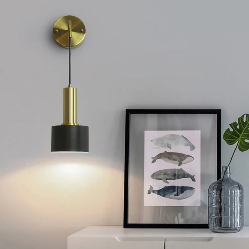 Applique murale LED avec abat-jours suspendu - vue 7 sur 10