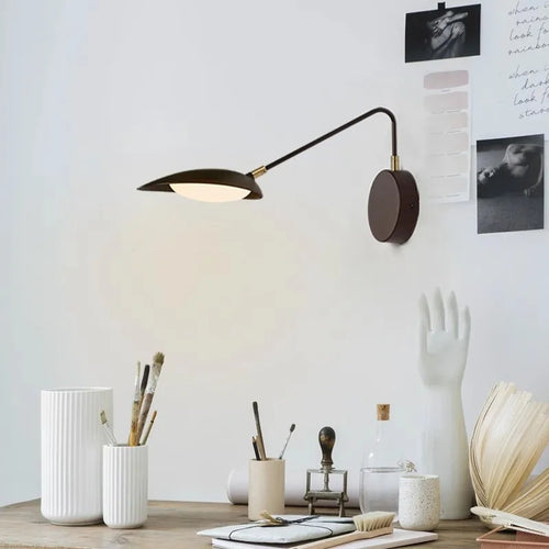 Moderne schwenkbare Wandleuchte für minimalistische Innenräume - vue 2 sur 8