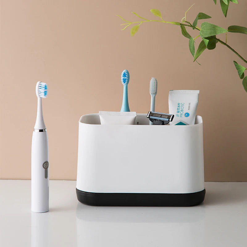 organisateur multifonction pour brosse à dents et accessoires de bain - vue 4 sur 8