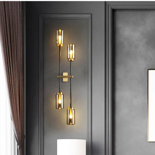 Wandleuchte aus Kupfer für elegante Innenbeleuchtung - vue 4 sur 8