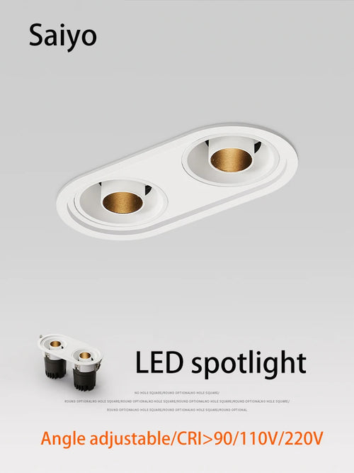 projecteurs led smart 	downlight réglable zigbee tuya triac