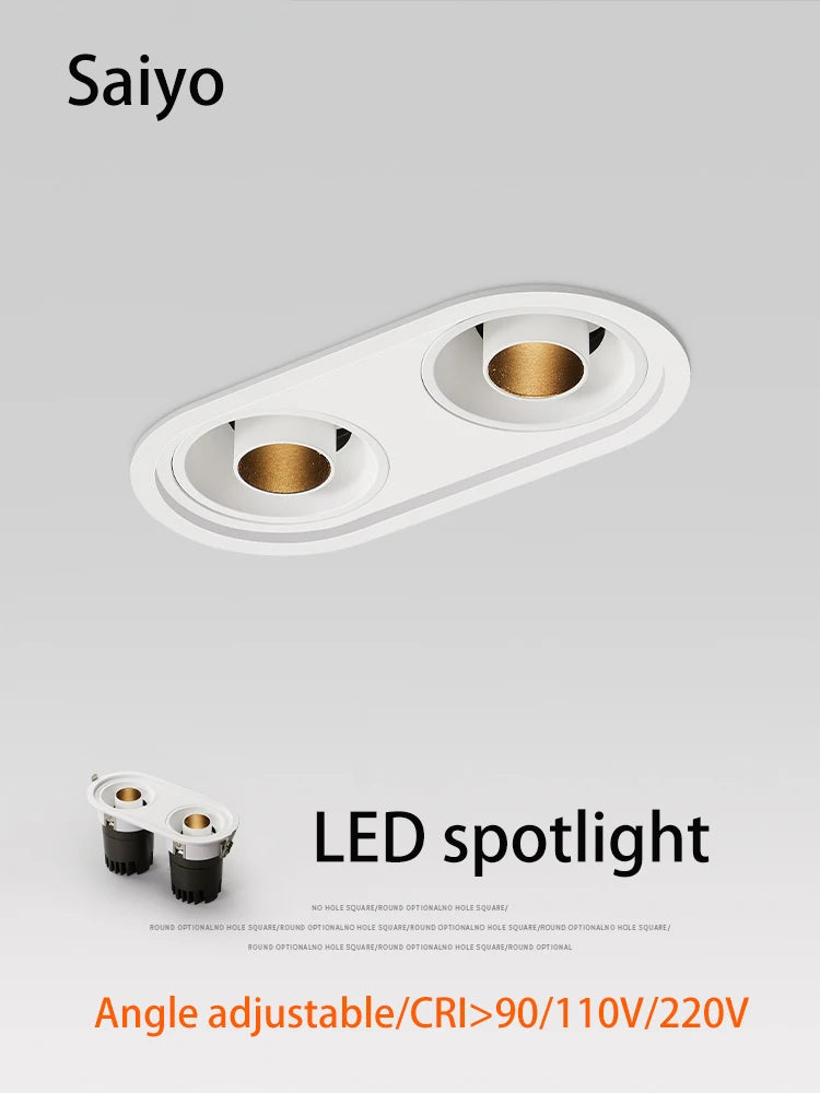 projecteurs led smart 	downlight réglable zigbee tuya triac - vue 2 sur 6