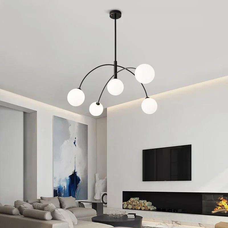 Moderne LED-Pendelleuchte mit minimalistischem Design für ein elegantes Interieur - vue 3 sur 8
