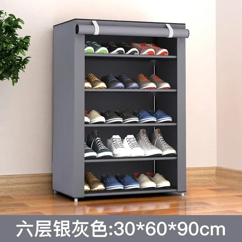 étagère à chaussures multicouche économique et pratique anti-poussière - vue 15 sur 16