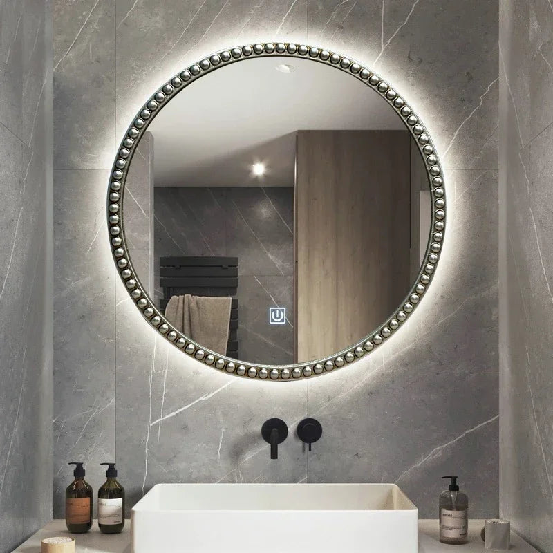 miroirs décoratifs muraux ovales en macramé nordique pour décoration - vue 7 sur 13