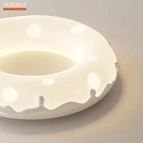 LED-Deckenleuchte Design Minimalistisch Dekorative Donut-Form - vue 7 sur 14