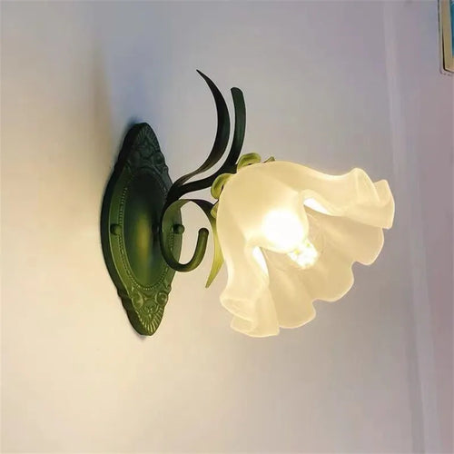 Applique murale Vintage à fleurs rurales françaises