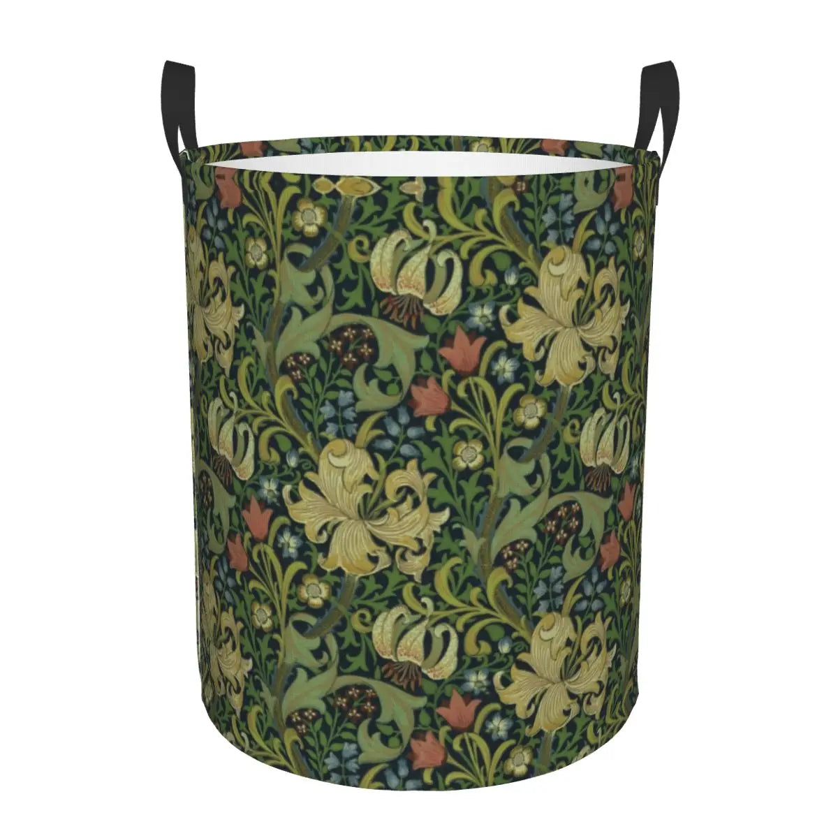 panier à linge pliable floral pour rangement jouets bébé - vue 16 sur 30