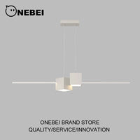 Minimalistischer LED-Kronleuchter für moderne Innenbeleuchtung