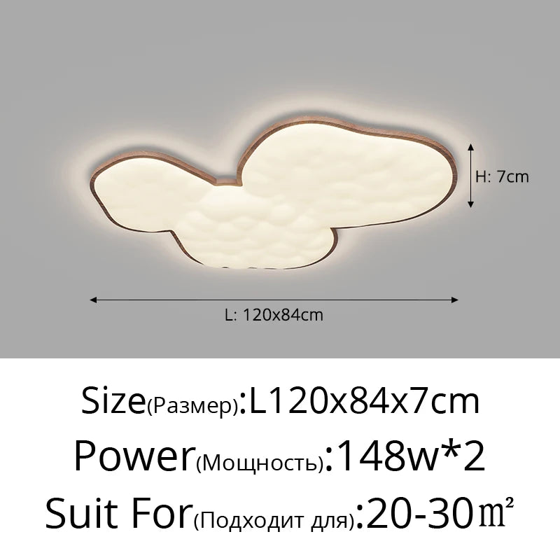 Kreativer nordischer Kronleuchter Luxus Wolkenform modern