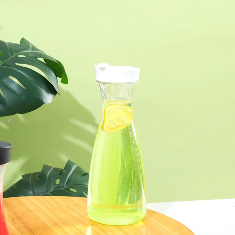 Carafe a jus plastique 1000ml avec couvercle refrigerateur