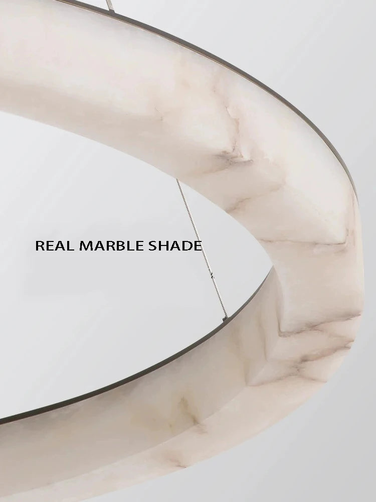 Suspension LED en marbre véritable - vue 5 sur 10