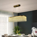 Moderner LED-Kronleuchter aus Kristall für elegantes Interieur
