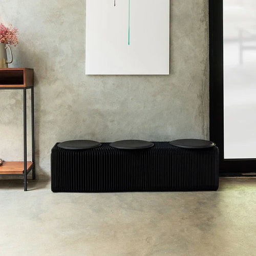 Creative and Environmentally Friendly Folding Retractable Low Stool, Fashionable Bench, Home and Restaurant, Paper Folding Chair - vue 20 sur 22