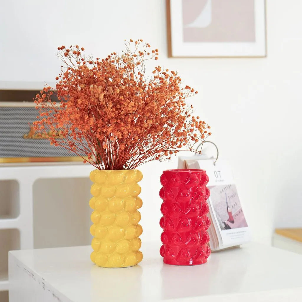 vase méditerranéen en céramique pour décoration intérieure et table - vue 6 sur 8
