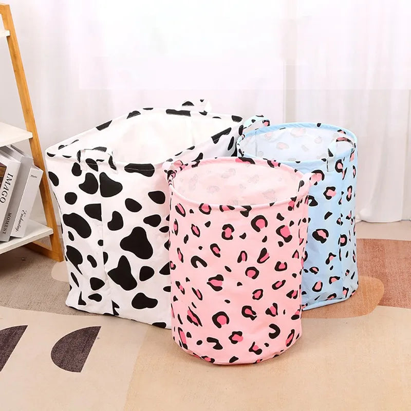 panier à linge pliable en lin étanche grande capacité de rangement - vue 7 sur 21