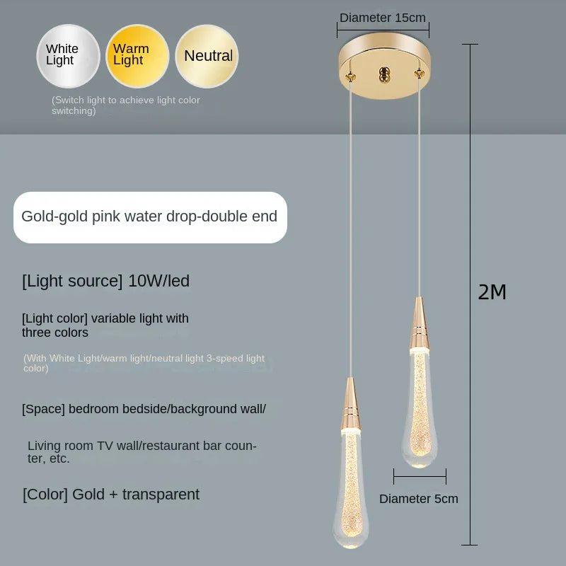 Suspension en cristal au design moderne - vue 18 sur 18