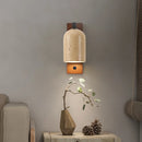 applique murale led en pierre naturelle pour hôtel avec interrupteur