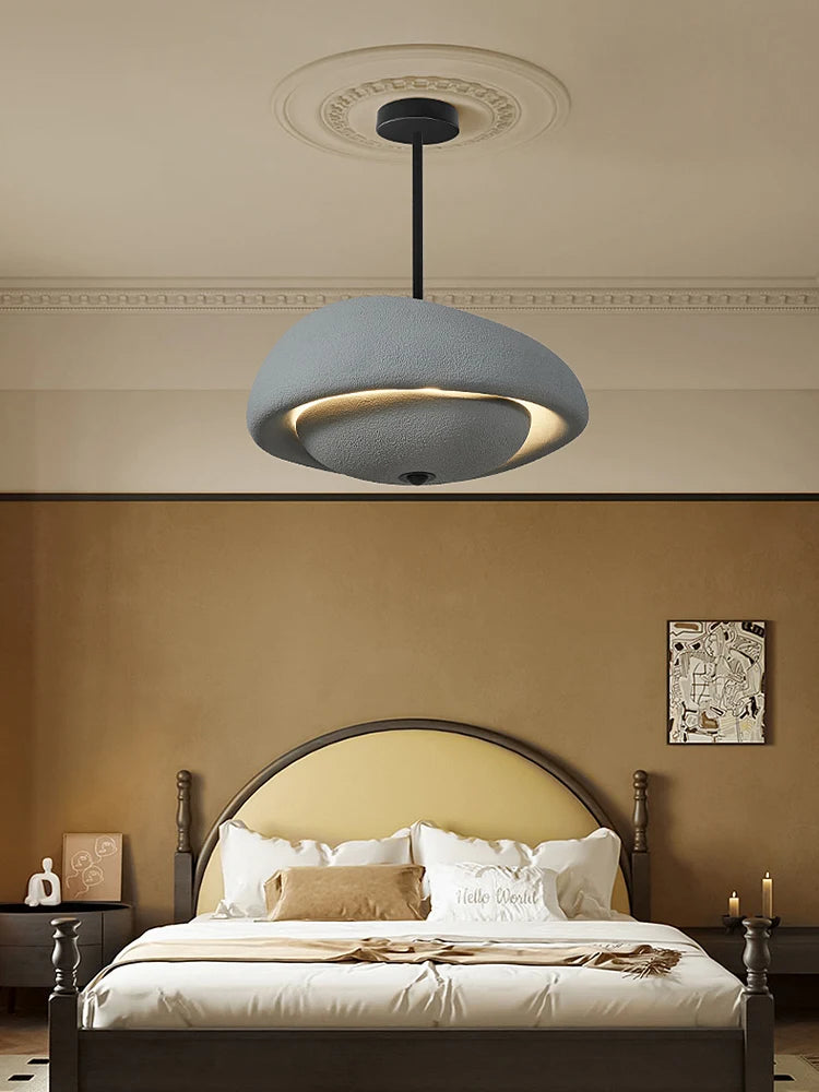 lustre moderne wabi-sabi design pour bar et table ronde - vue 3 sur 8