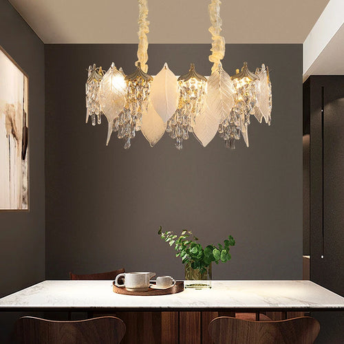 lustre en cristal design créatif pour éclairage moderne - vue 4 sur 11