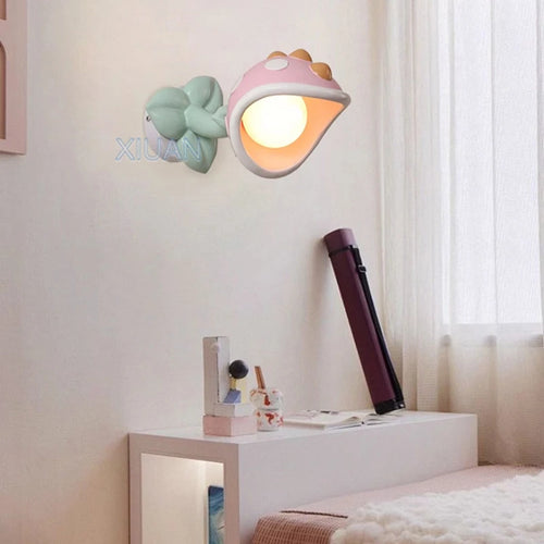 Kinder-Wandleuchte aus Resin mit LED-Licht - vue 4 sur 6