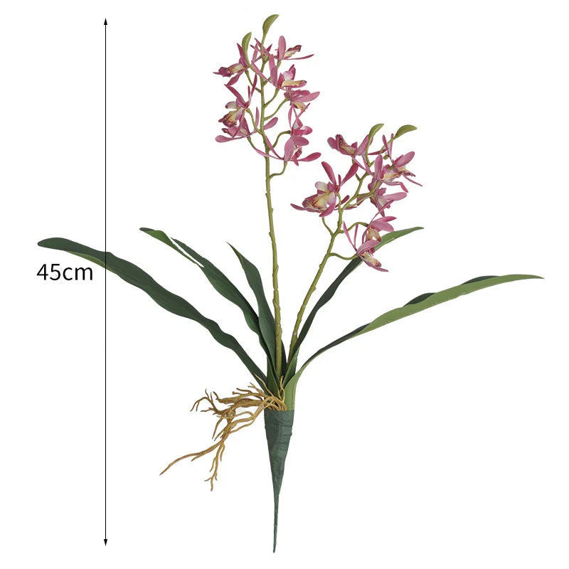orchidée papillon artificielle pour décoration de mariage et fête - vue 6 sur 10