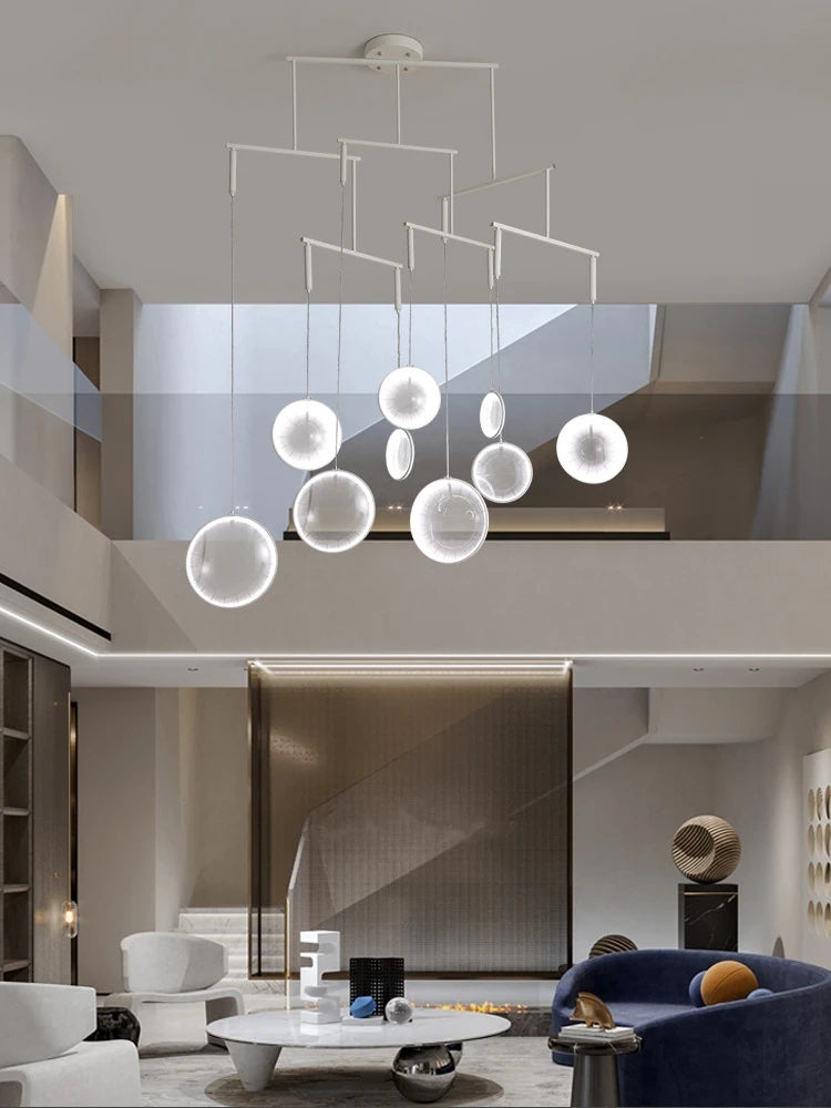 luminaire minimaliste moderne miroir convexe créatif en verre - vue 4 sur 9