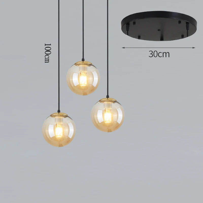 Nordique décor à la maison salle à manger suspension lumières éclairage intérieur plafonnier suspension lustre lampes pour salon